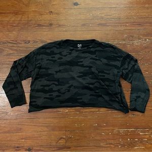 Planet by Lauren G Camo Cotton Long Sleeve